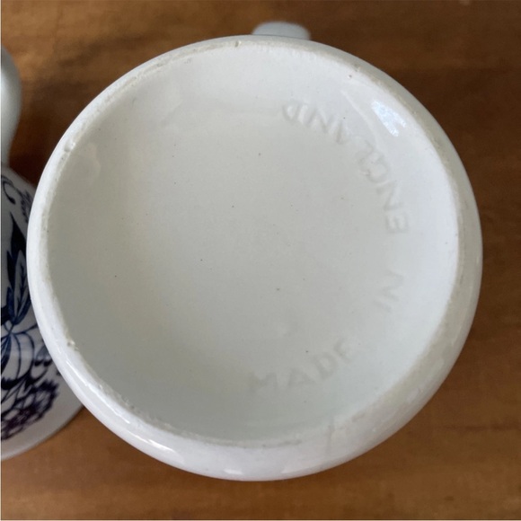 J &G Meakin Blue Nordic Blue Onion Mug Set With Wooden Mug Stand - Picture 8 of 9